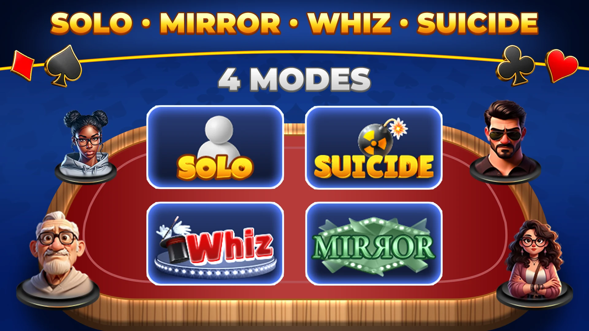 Spades Online Card Game Joker screenshot